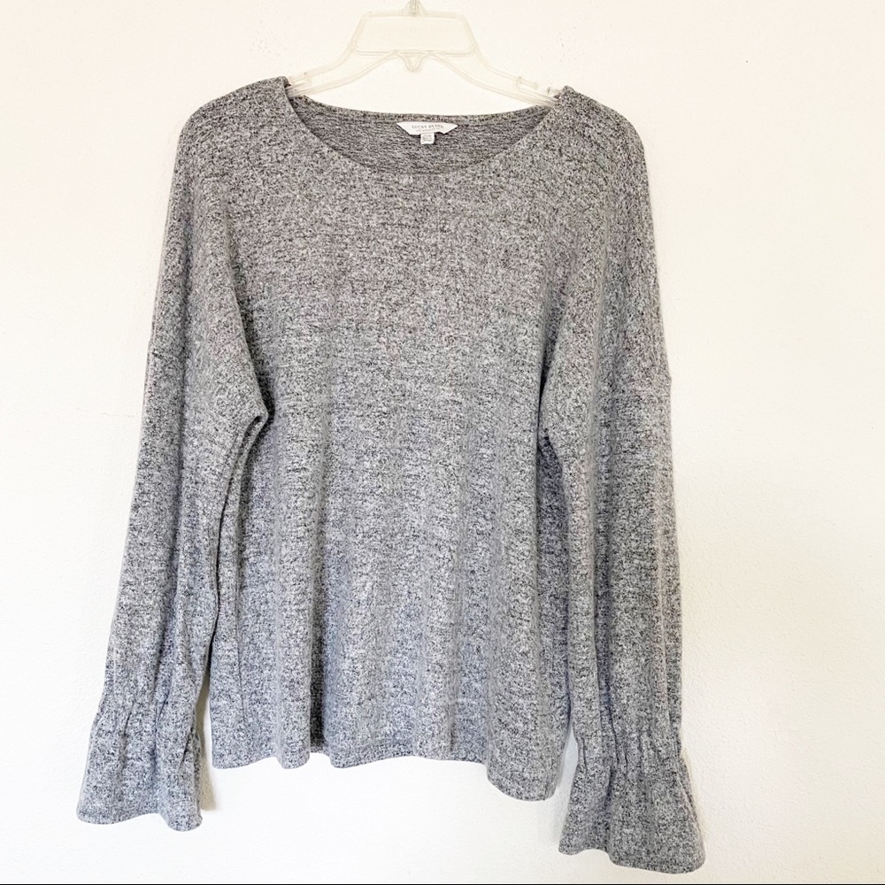 LUCKY BRAND Grey Sweater with bell sleeves